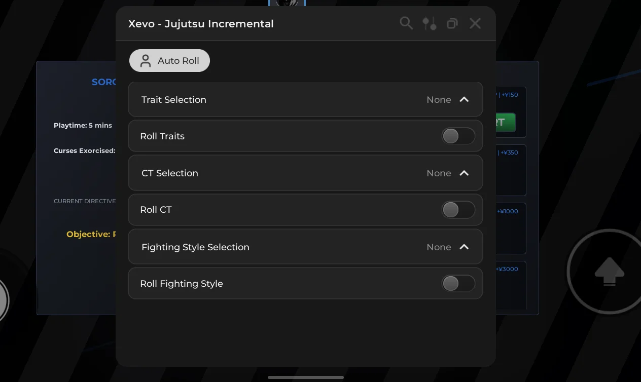 Xevo – Jujutsu Kaisen Incremental Script [No Key]