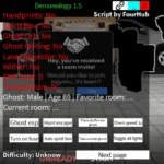 🕯️ Demonology Script [No Key] – ESP, Teleport, Ghost Stats
