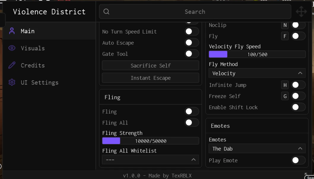 Violence District SCRIPT TexRBLX – Auto Parry, Godmode