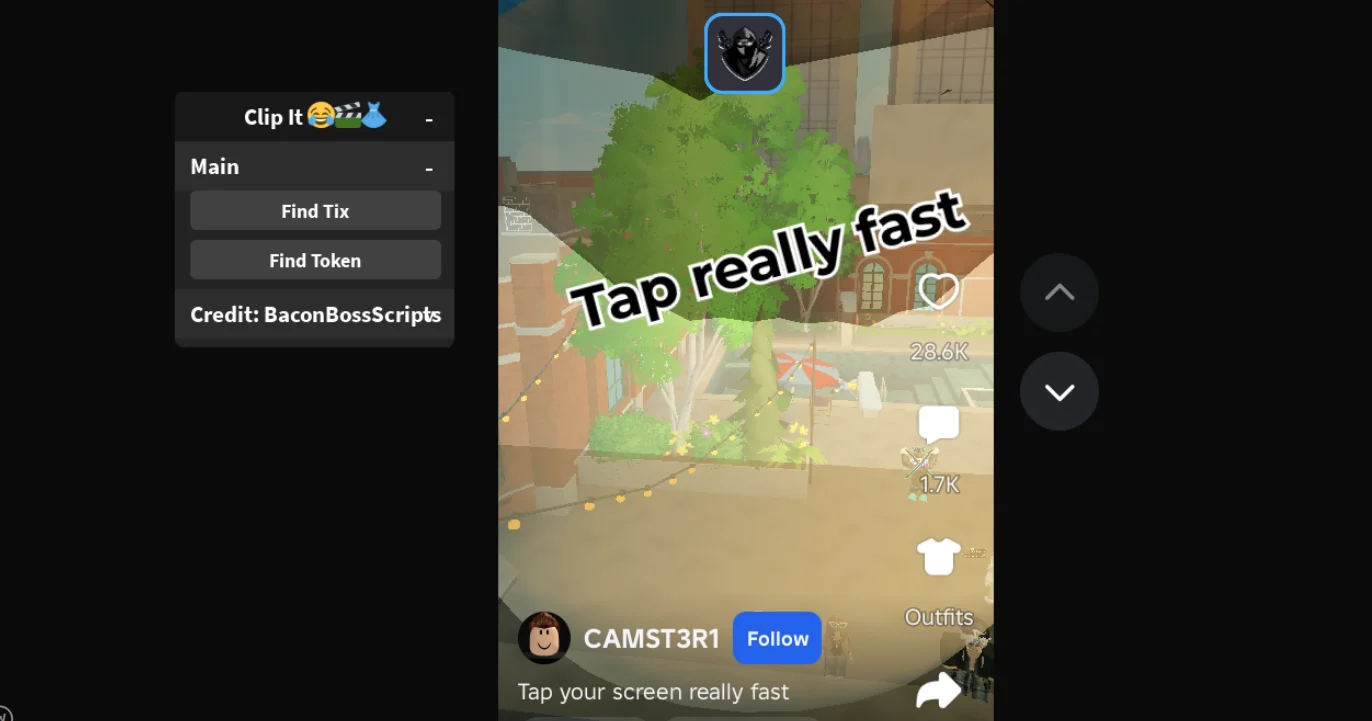 Clip It Script Roblox BaconBoss [NO KEY] – Find Token