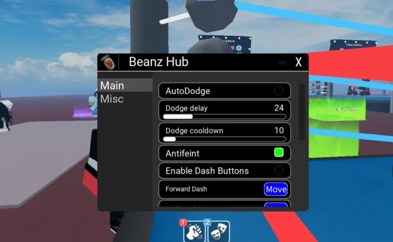 Untitled Boxing Game Script Beanz Hub [No Key] – Auto Dodge