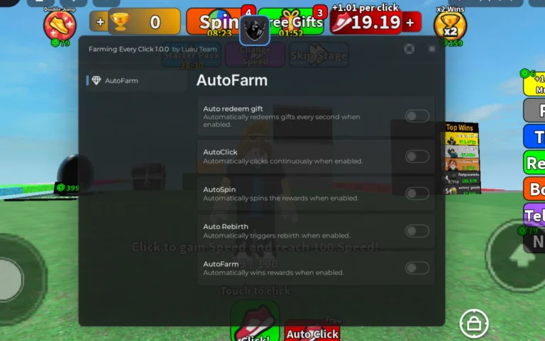 Speed Clicker Script Farming Every Click [No Key] – Auto Farm