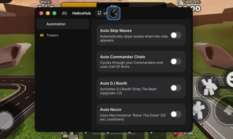 Tower Defense Simulator Script Helios Hub [No Key] – Stack Tower