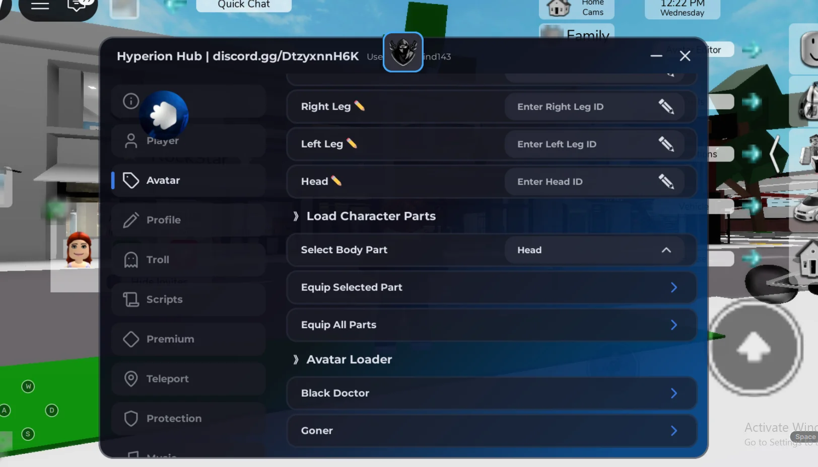 Hyperion Hub Brookhaven RP Script | No Key, Character Editor