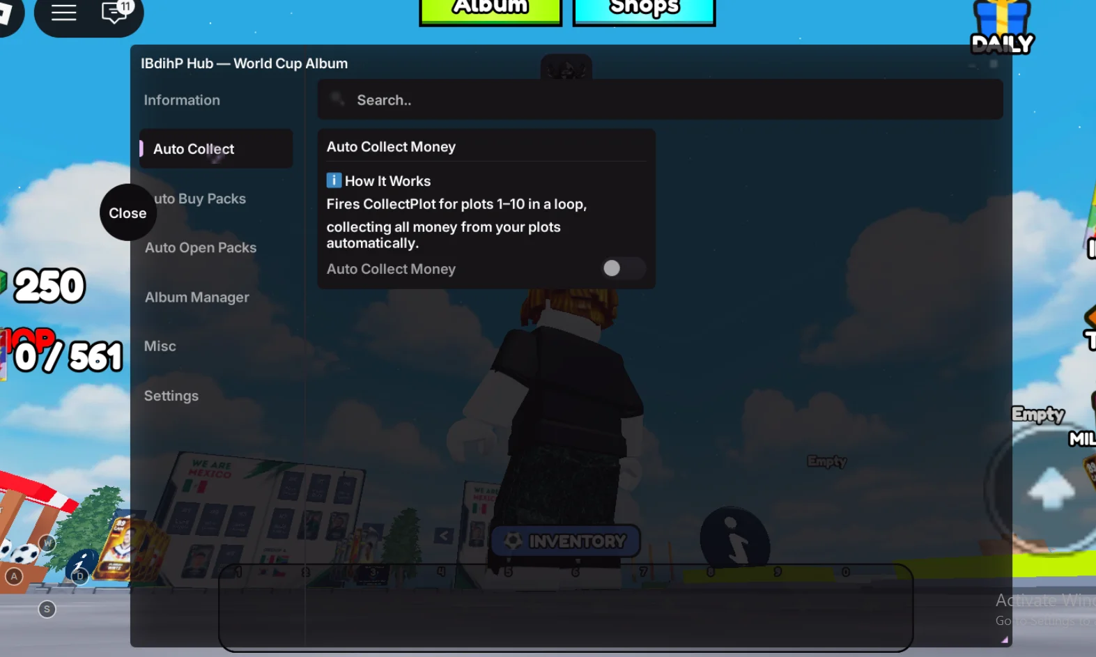 IBdihP Hub World Cup Album Script | Auto Buy Packs