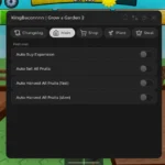 Grow a Garden 2 Script KingBaconnnn [No Key] – Auto Sell All Fruits