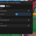 Knife VS Gun DUELS Script SAR Hub – Aimbot, FOV