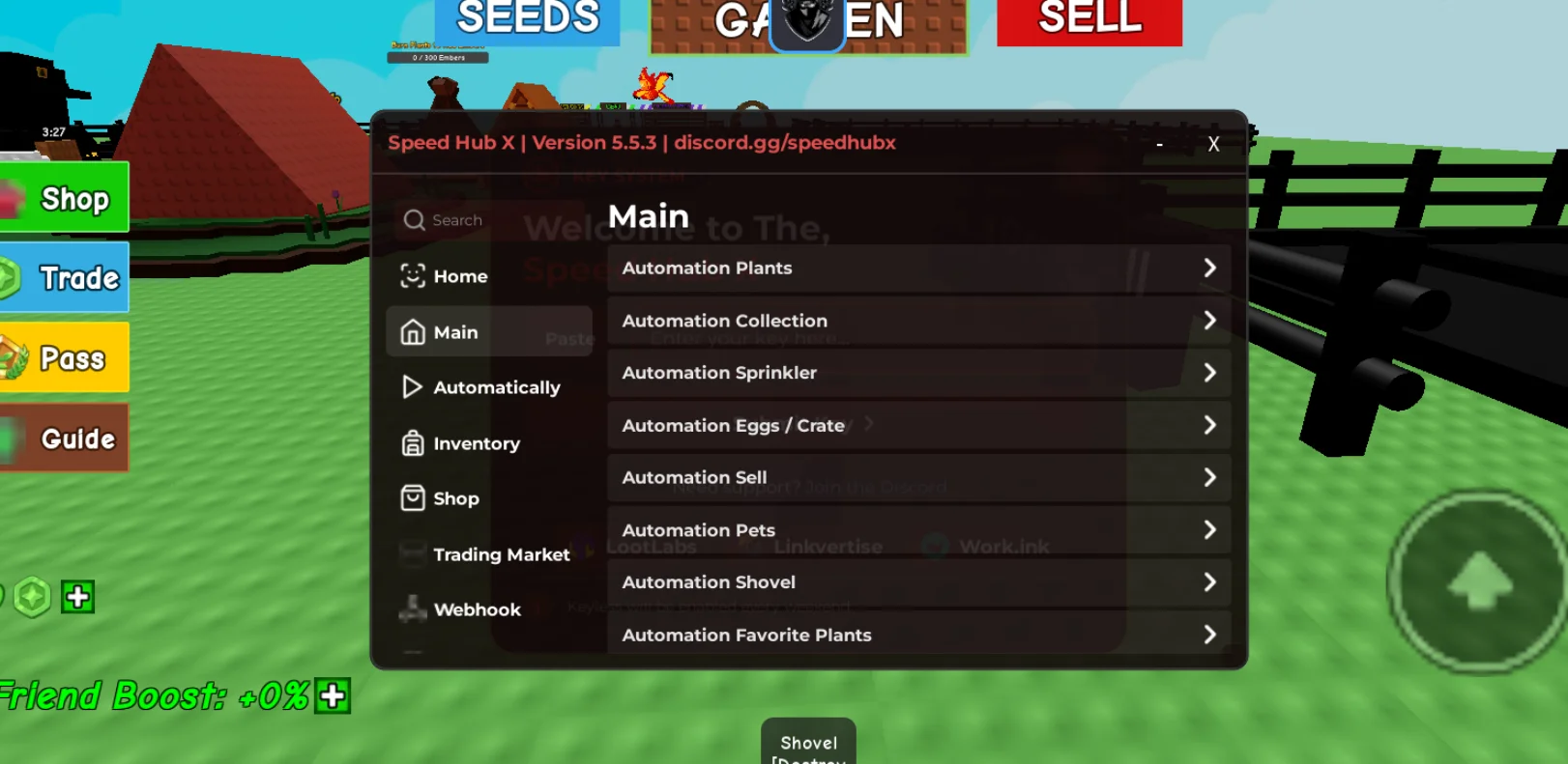 GAG 2 Script Speed Hub X – Auto Plants, Auto Sell, Auto Pets