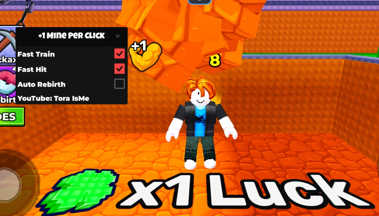 +1 Mine Per Click Script Tora IsMe [No Key] – Fast Hit