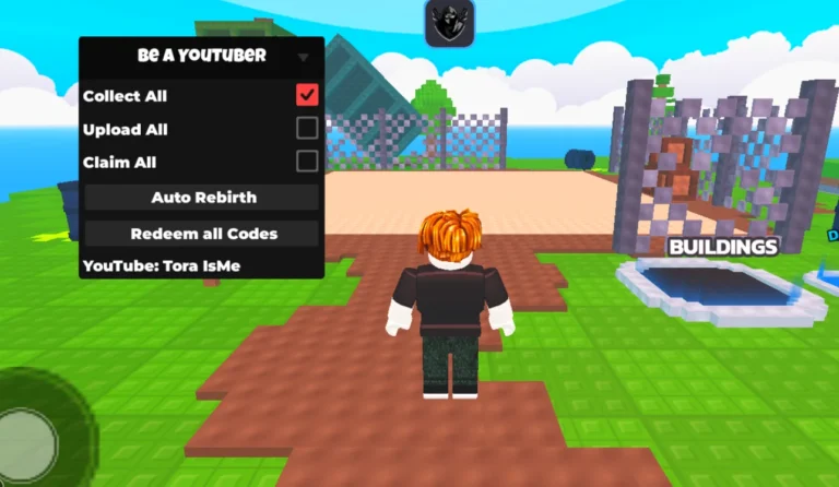 Be a YouTuber Script Tora IsMe [No Key] – Redeem All Codes