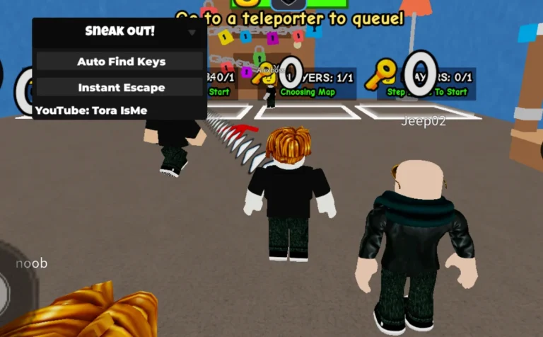 Sneak Out Script Tora IsMe [NO KEY] – Auto Find Keys