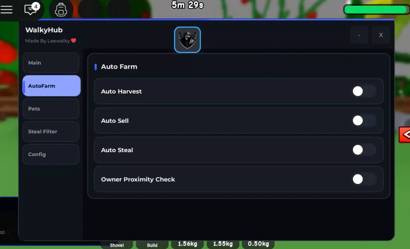 GAG 2 Script WalkyHub [No Key] – Auto Farm, Auto Steal