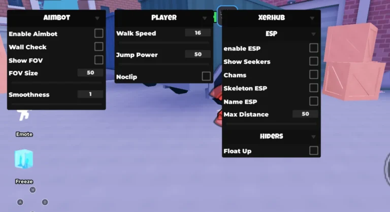 Paint Or OOF Script Xer Hub [No Key] – Enable Aimbot, FOV