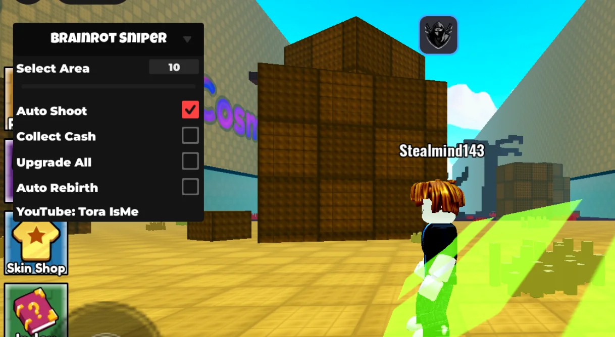 Brainrot Sniper Script Tora IsMe [No Key] – Auto Shoot
