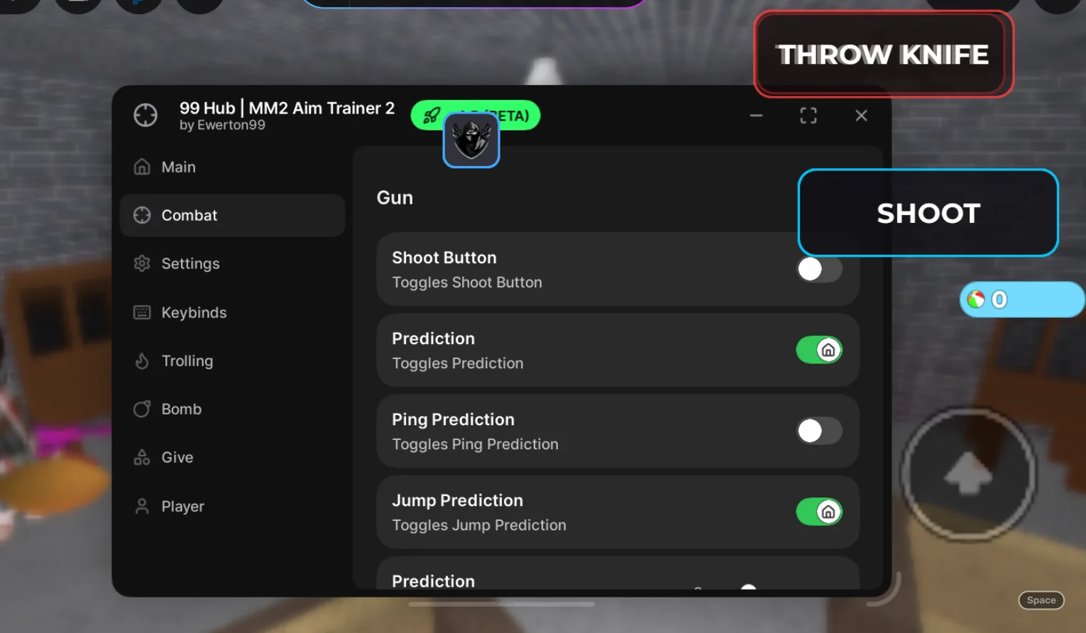 99 Hub | MM2 Aim Trainer 2 Script | No Key, TriggerBot, Silent Aim