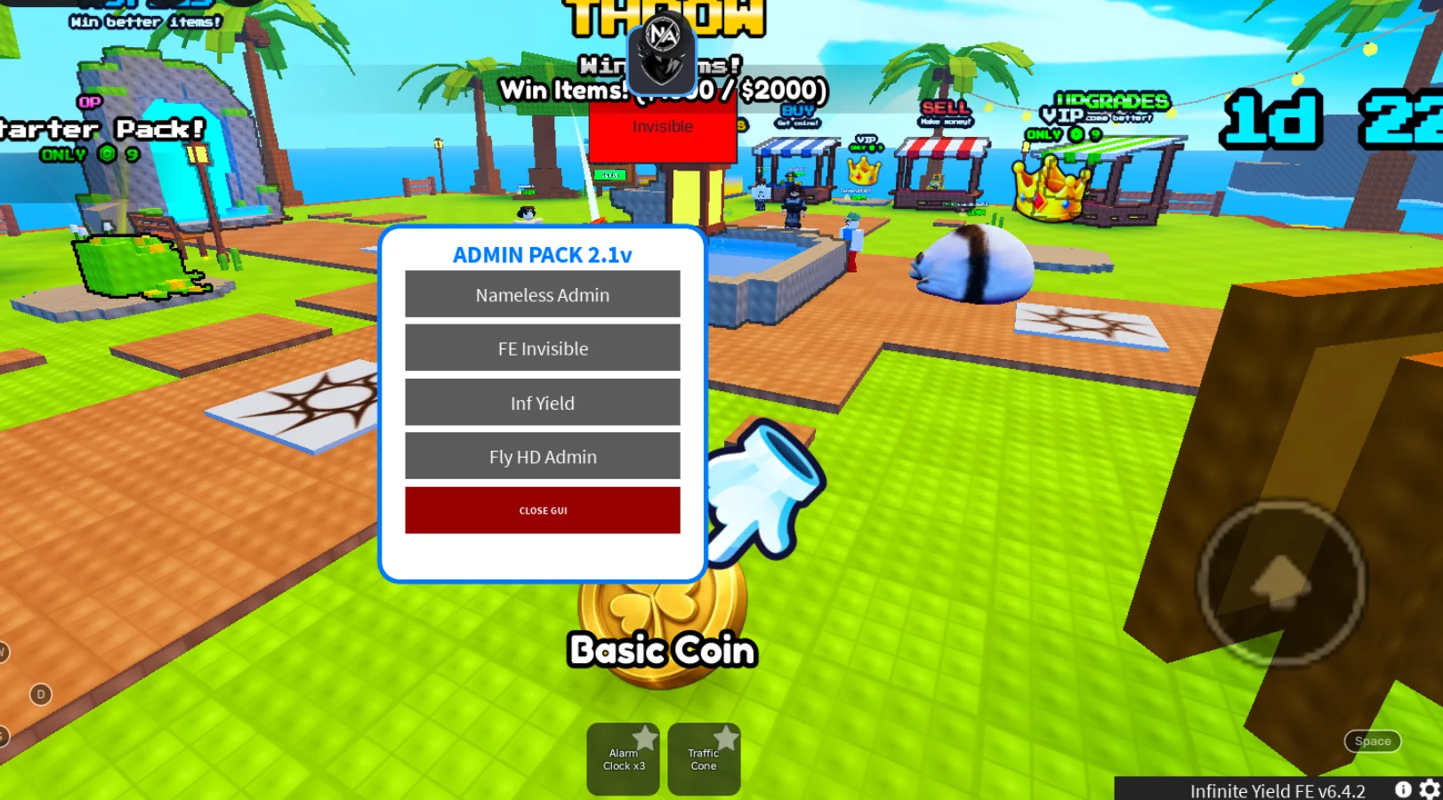 Admin Pack | Roblox Universal Script | No Key, Nameless Admin