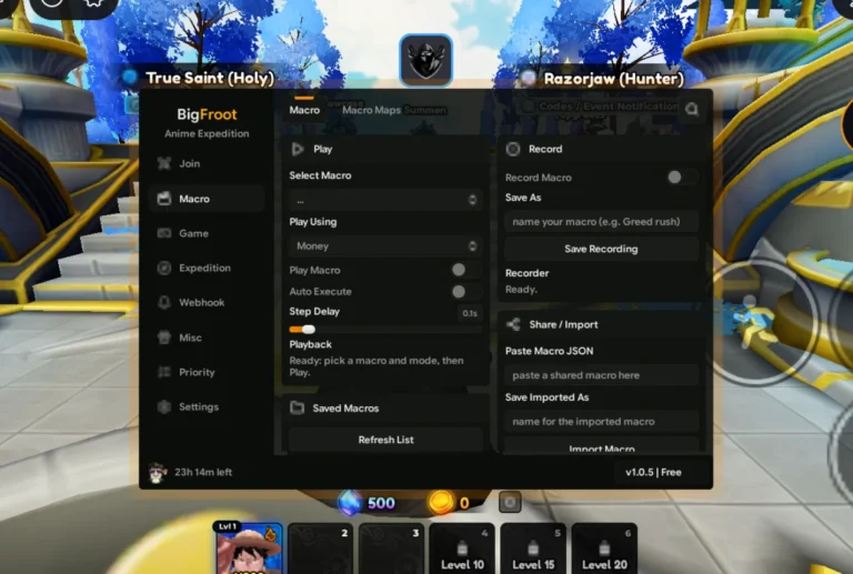 Anime Expeditions Script | BF Hub | Play Macro, Auto Expedition