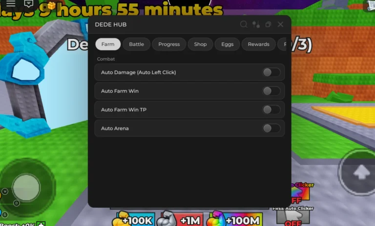 +1 Muscle Evolution Script | Dede Hub | Auto Damage, Auto Farm Win