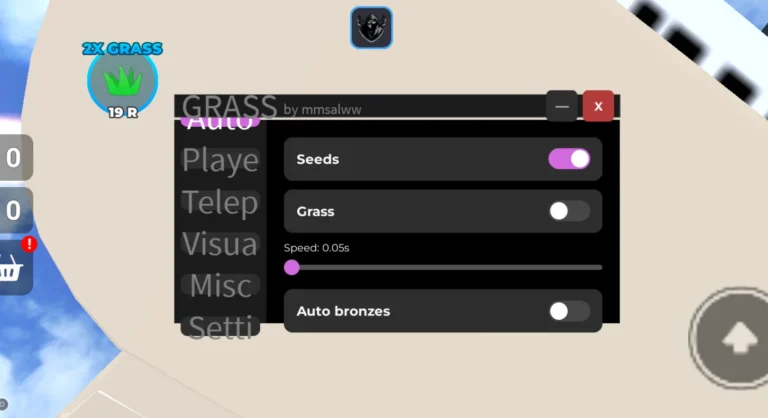 Mmsalww Hub | Grass Incremental Simulator Script | No Key
