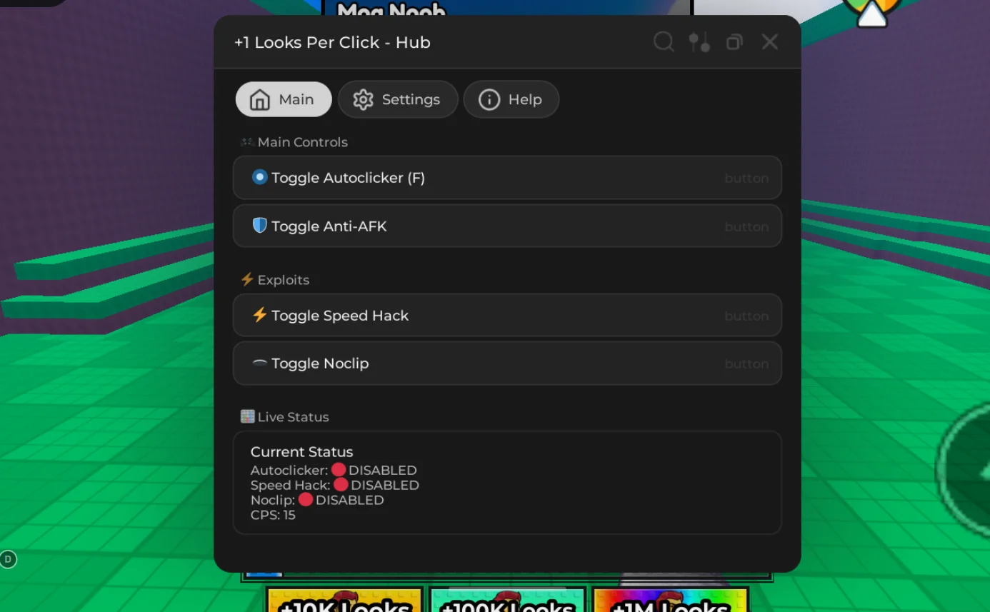 Pooh Hub | +1 Looks Per Click Script | No Key, Auto Clicker