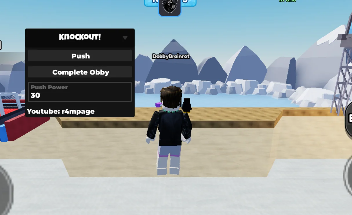 R4MPAGE Hub | Knockout Script | No Key, Auto Push