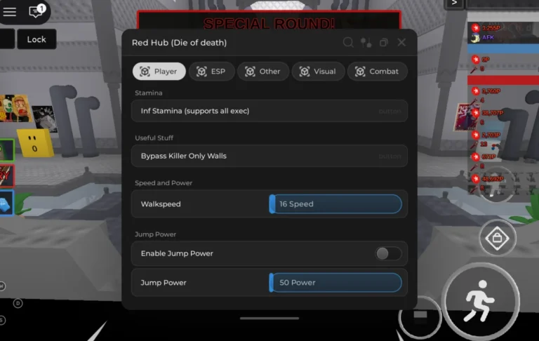 Red Hub | Die of Death Script | No Key, Bypass Killer Only Walls
