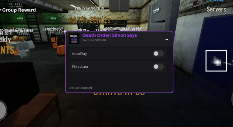 Death Order: Simon Says Script | S0ftKillz | Auto Play