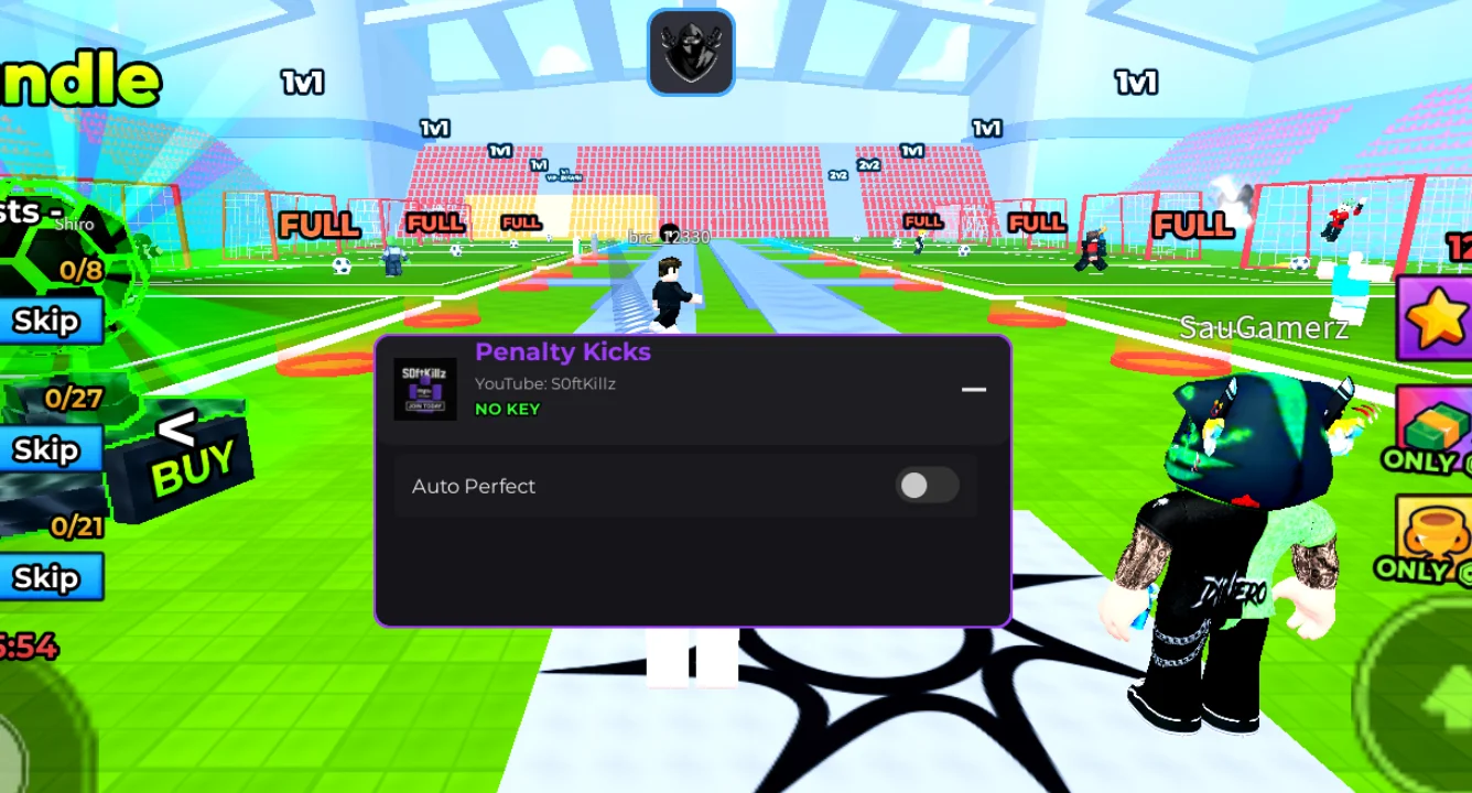 S0ftKillz | Penalty Kicks Script | No Key, Auto Perfect