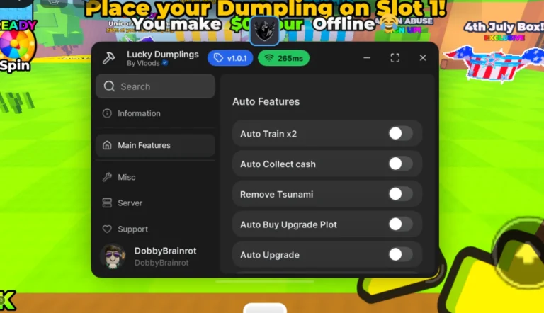 Lucky Dumplings Script | StarForge Hub | Auto Train X2