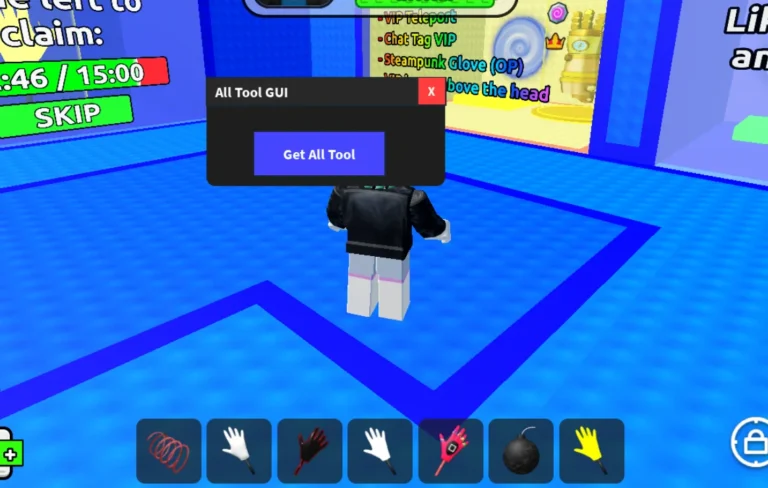 Tool GUI | Gear Slap Tower Script | No Key, Get All Tools