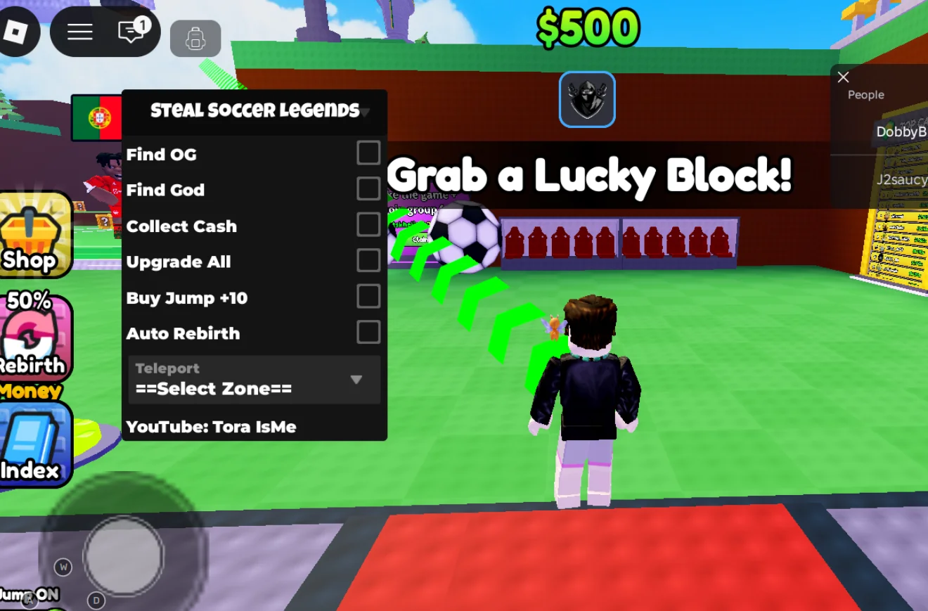 Jump To Steal Soccer Legends Script | Tora IsMe | No Key, Find OG