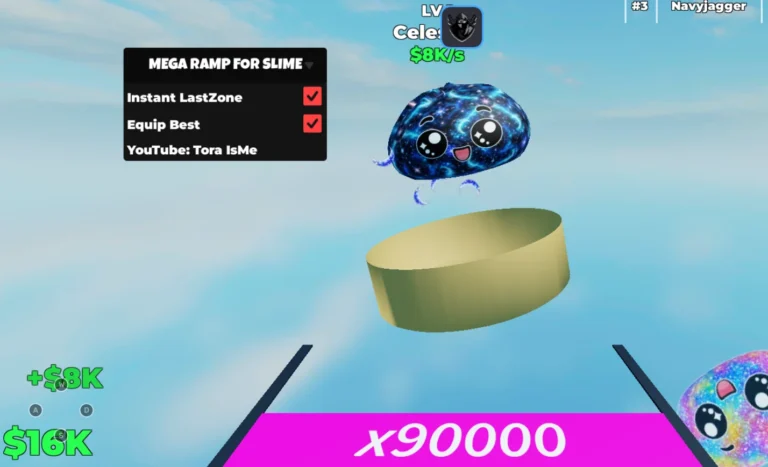 Tora IsMe | Mega Ramp For Slime Script | NO Key, Equip Best