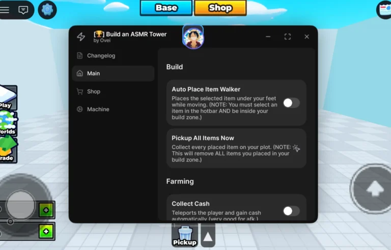 Build an ASMR Tower Script | Velox Hub | Auto Buy ASMR Items