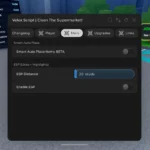 Velox Hub | Clean the Supermarket Script | Smart Auto Place icon