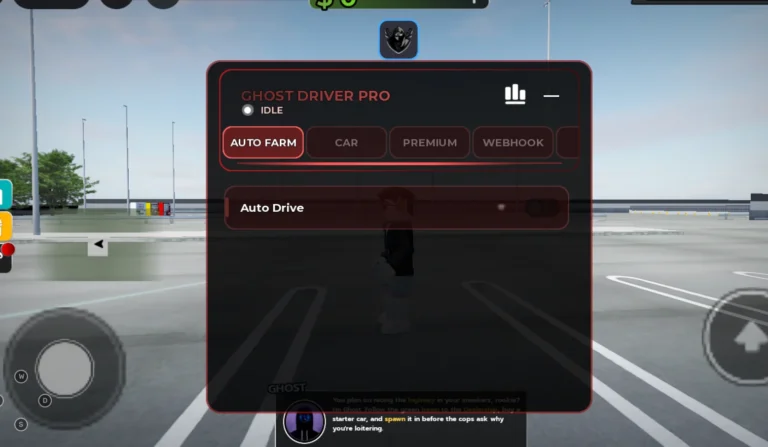 Ghost Driver Script | RBXZ Hub | Auto Drive, Anti Crash
