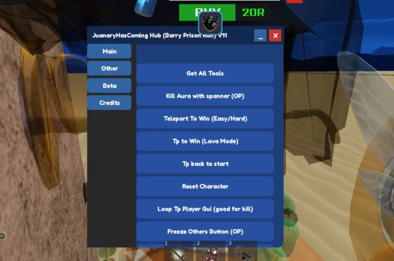 Barry’s Prison Run Obby Script | Juanary Has Coming Hub | No Key