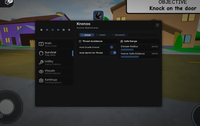 Homer Nightmares Script | Kronos Hub | Auto Evade Homer