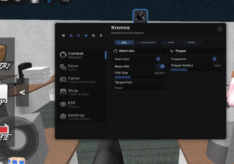 Mysterious Murderers Script | Kronos Hub | Silent Aim
