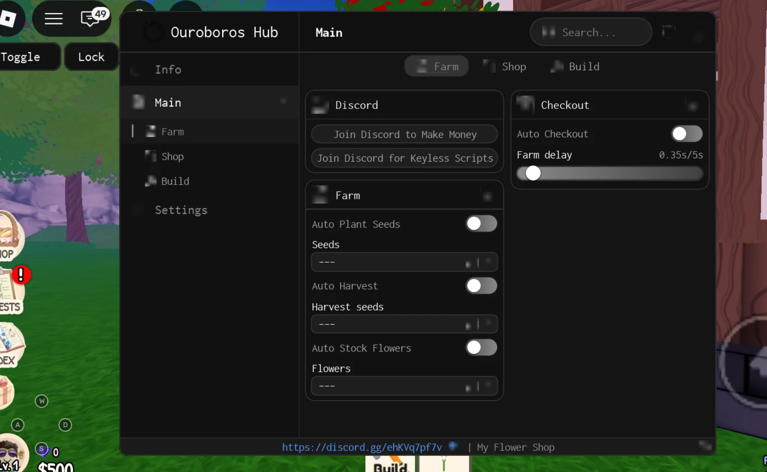 My Flower Shop Script | Ouroboros Hub | No Key, Auto Plant Seeds