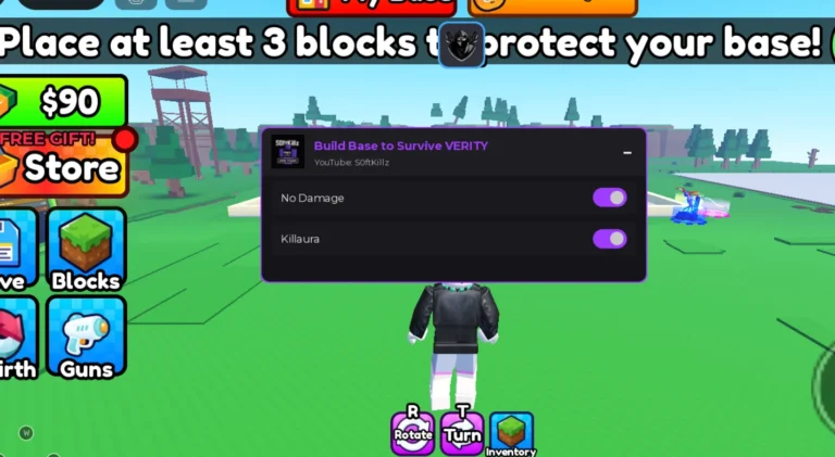 Build Base to Survive VERITY Script | S0ftKillz | No Key, Kill Aura