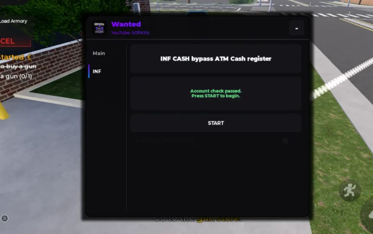 Wanted Script | S0ftKillz | INF Cash Bypass ATM Cash Register
