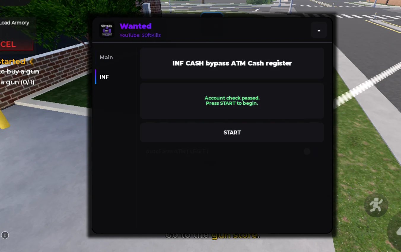 Wanted Script | S0ftKillz | INF Cash Bypass ATM Cash Register