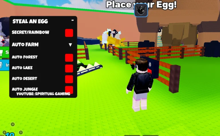 Steal An Egg Script | Spiritual Gaming | Auto Farm