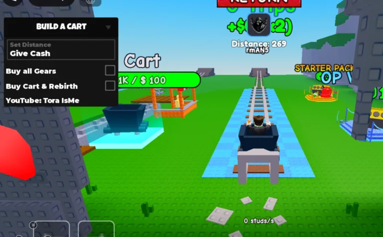Build A Cart Script | Tora IsMe | No Key, Set Distance, Buy All Gears