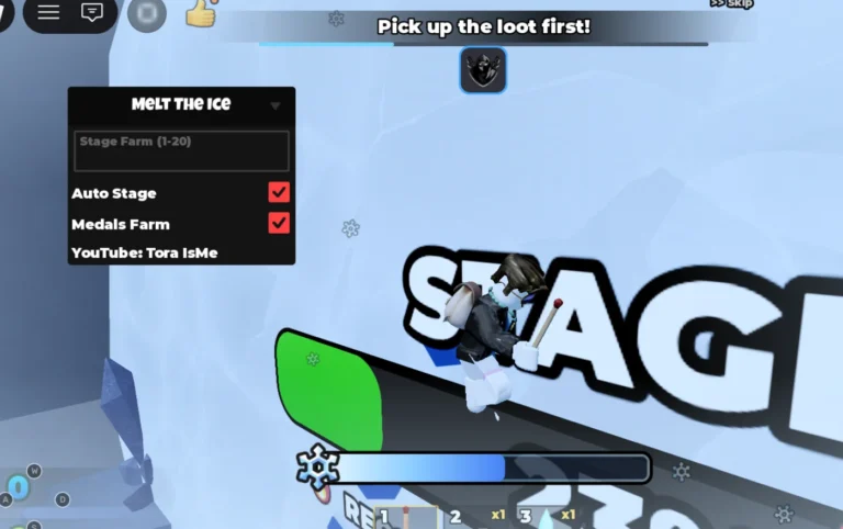 Melt The Ice Script | Tora IsMe | No Key, Stage Farm