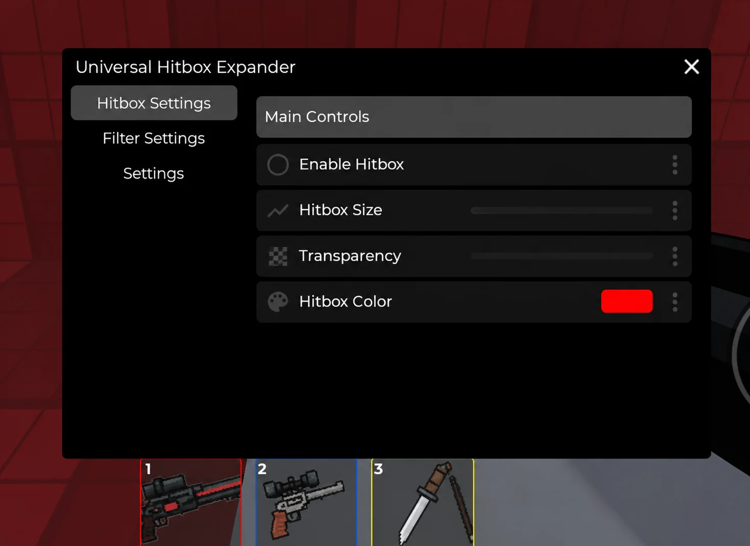 Universal Hitbox Expander Script Roblox Universal | Xqpit | No Key, Hitbox Settings