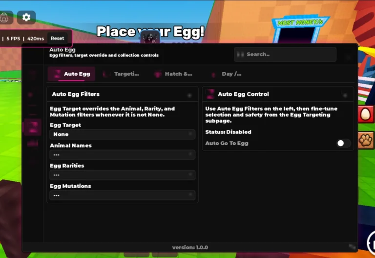 Steal An Egg Script | Zero Point Hub | No Key, Auto Place & Hatch